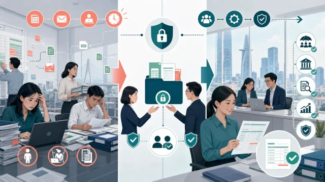 Transition from fragmented in-house payroll to controlled outsourcing